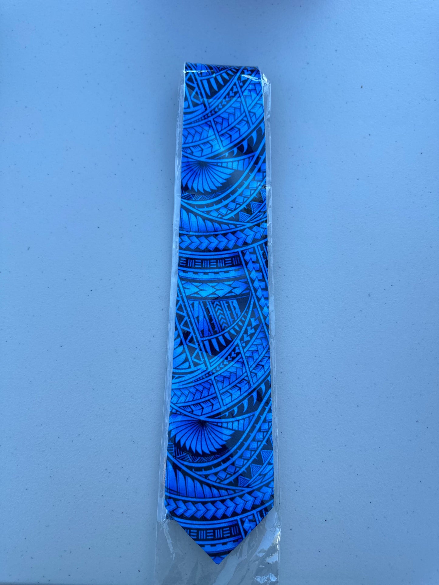 SZN3: BLUE & BLACK 1 TRIBAL NECKTIE