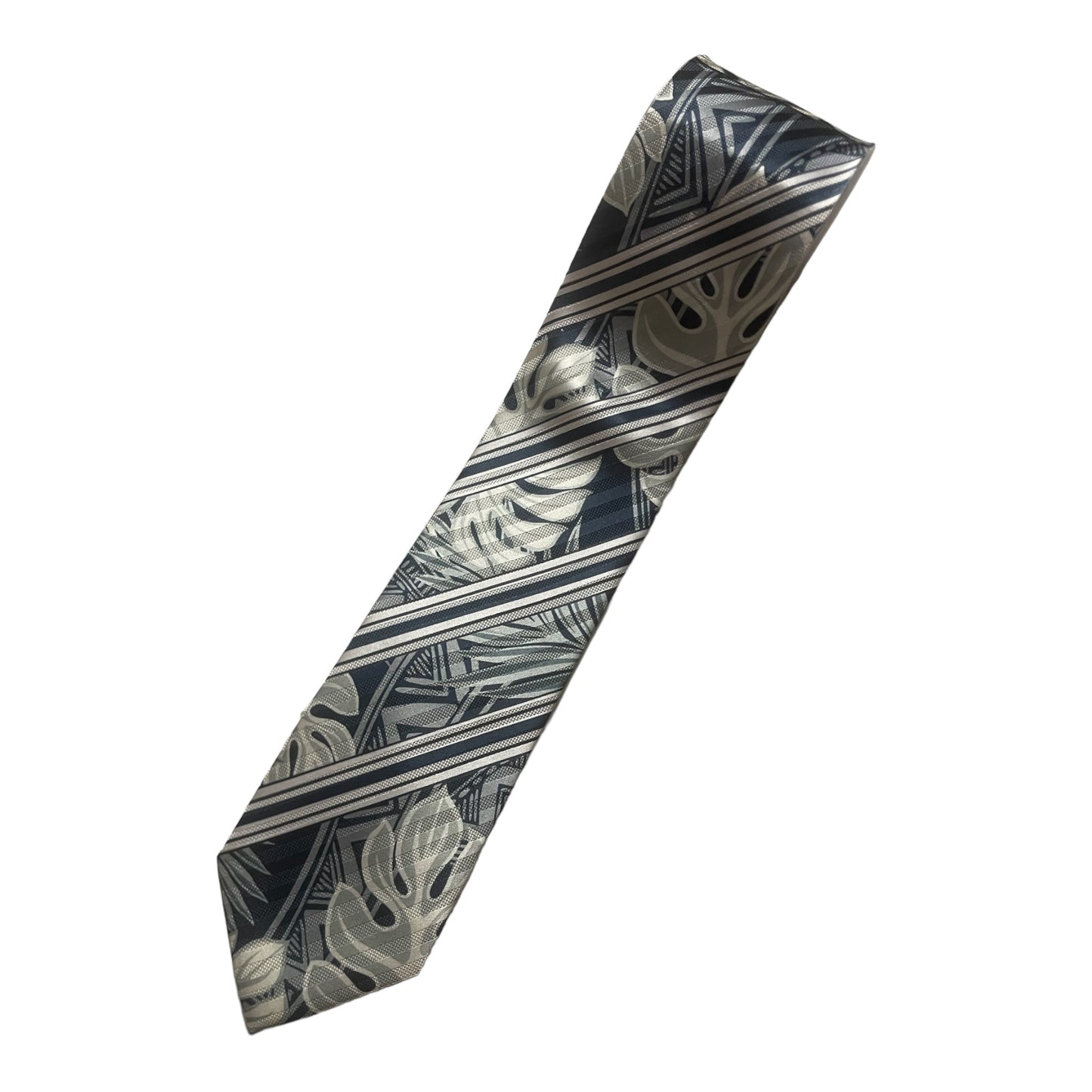 SZN2: BLACK AND GREY 1 TRIBAL NECKTIE