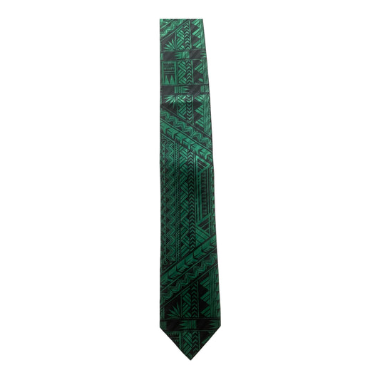 SZN2: GREEN 2 TRIBAL NECKTIE