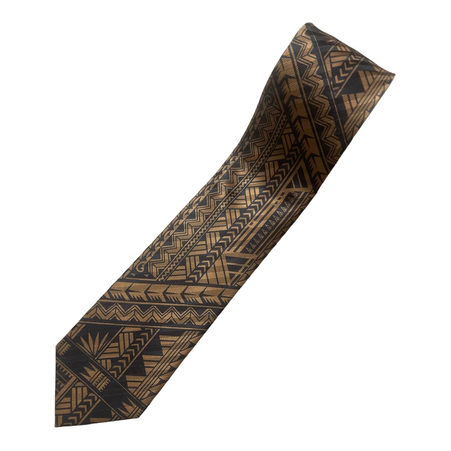 SZN2: BROWN AND BLACK 2 TRIBAL NECKTIE