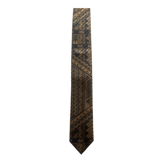 SZN2: BROWN AND BLACK 2 TRIBAL NECKTIE