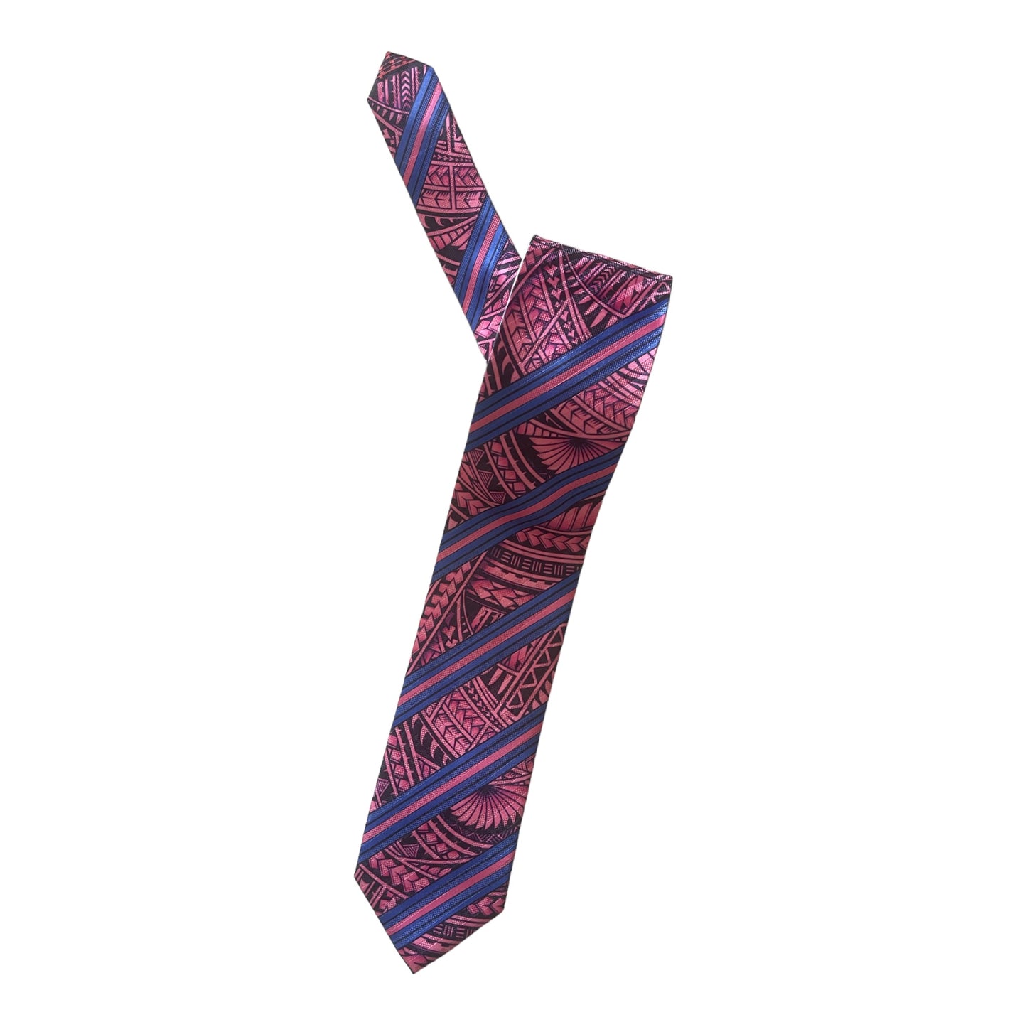 SZN2: BLUE AND PINK 2 TRIBAL NECKTIE