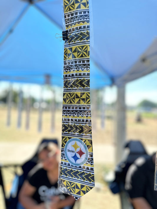 SZN3: CUSTOM STEELERS TRIBAL NECKTIE