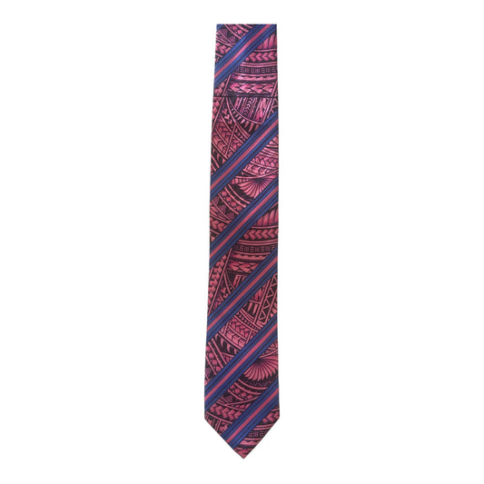 SZN2: BLUE AND PINK 2 TRIBAL NECKTIE