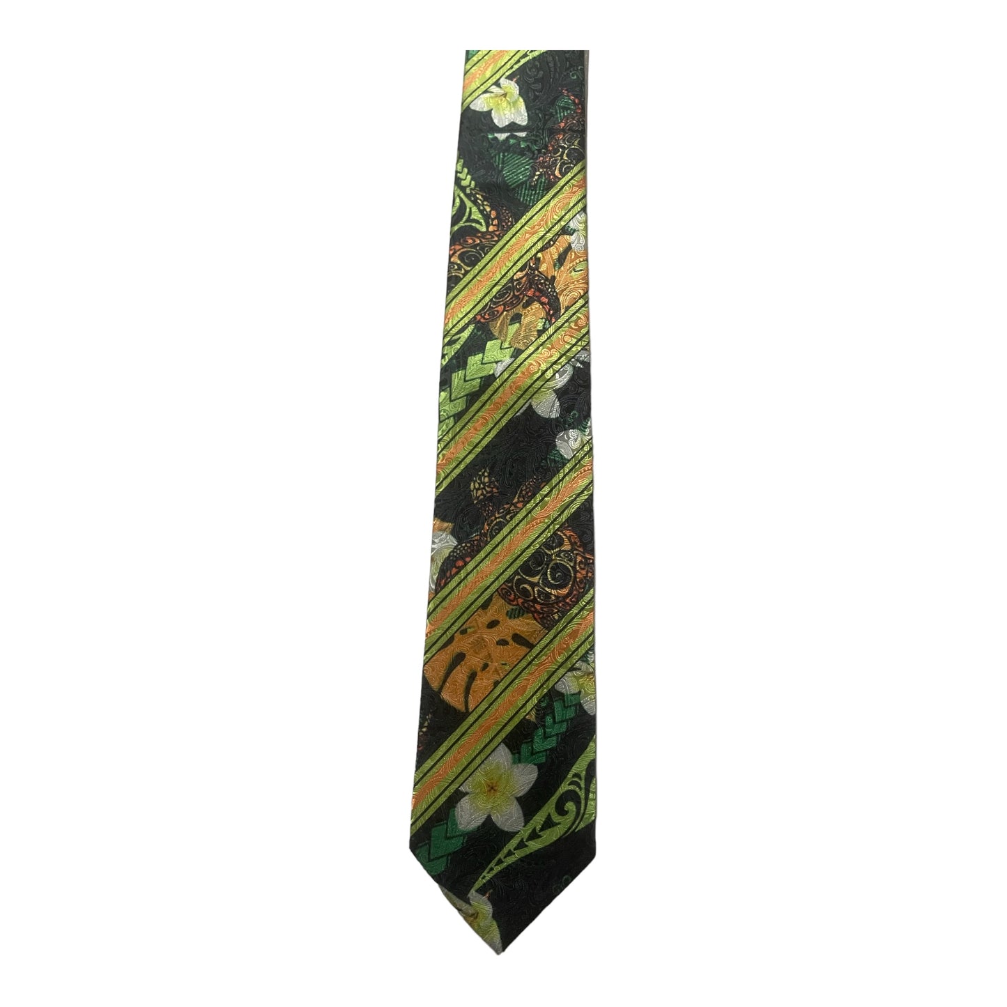 SZN2: ORANGE AND YELLOW 1 TRIBAL NECKTIE