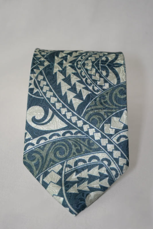 SZN1: BLUE TRIBAL NECKTIE