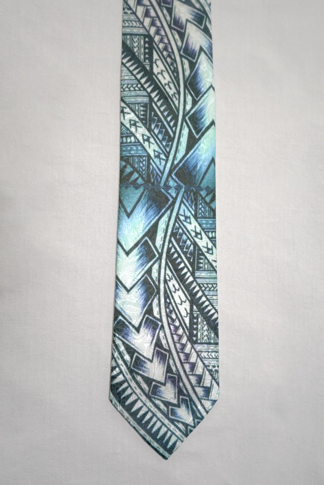 SZN1: BLUE TRIBAL NECKTIE 2