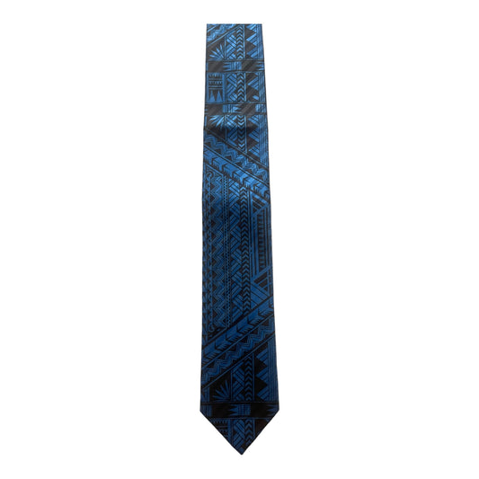 SZN2: BLACK AND BLUE 1 TRIBAL NECKTIE