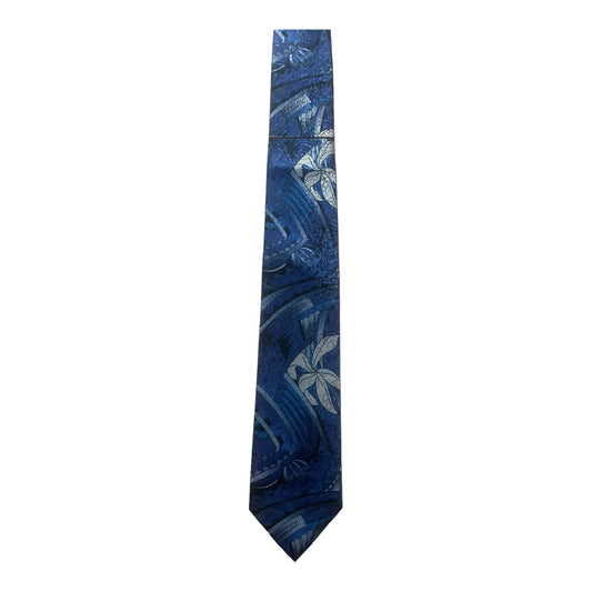 SZN2: BLUE AND WHITE 2 TRIBAL NECKTIE