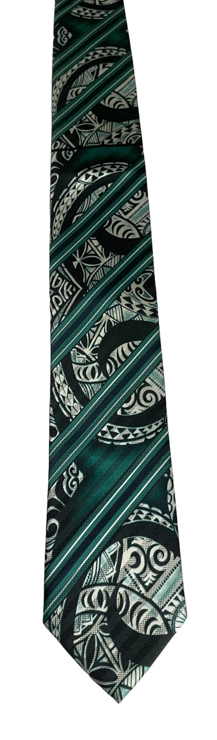 SZN2: GREEN 1 TRIBAL NECKTIE