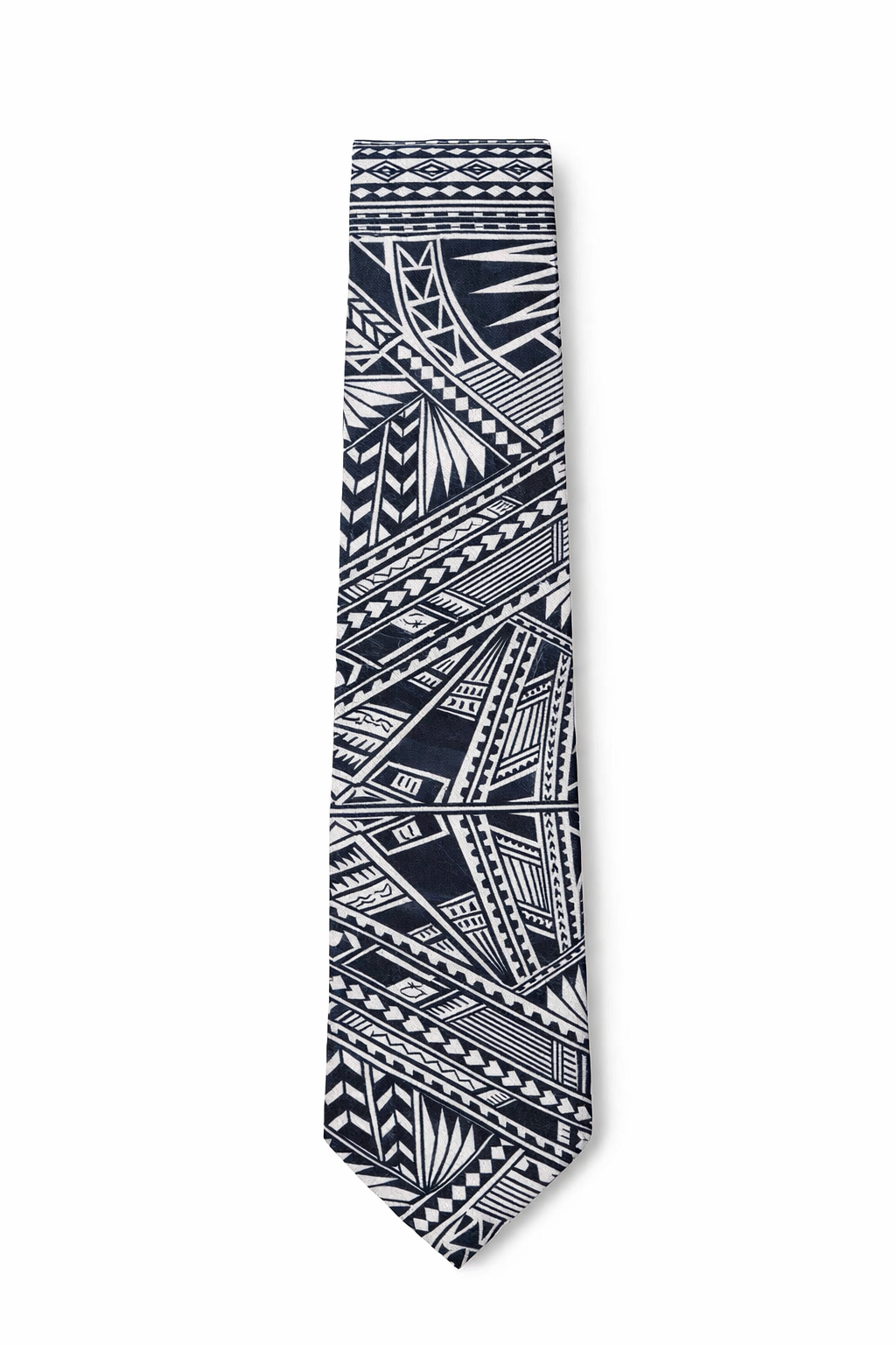 SZN2: BLACK AND WHITE 2 TRIBAL NECKTIE