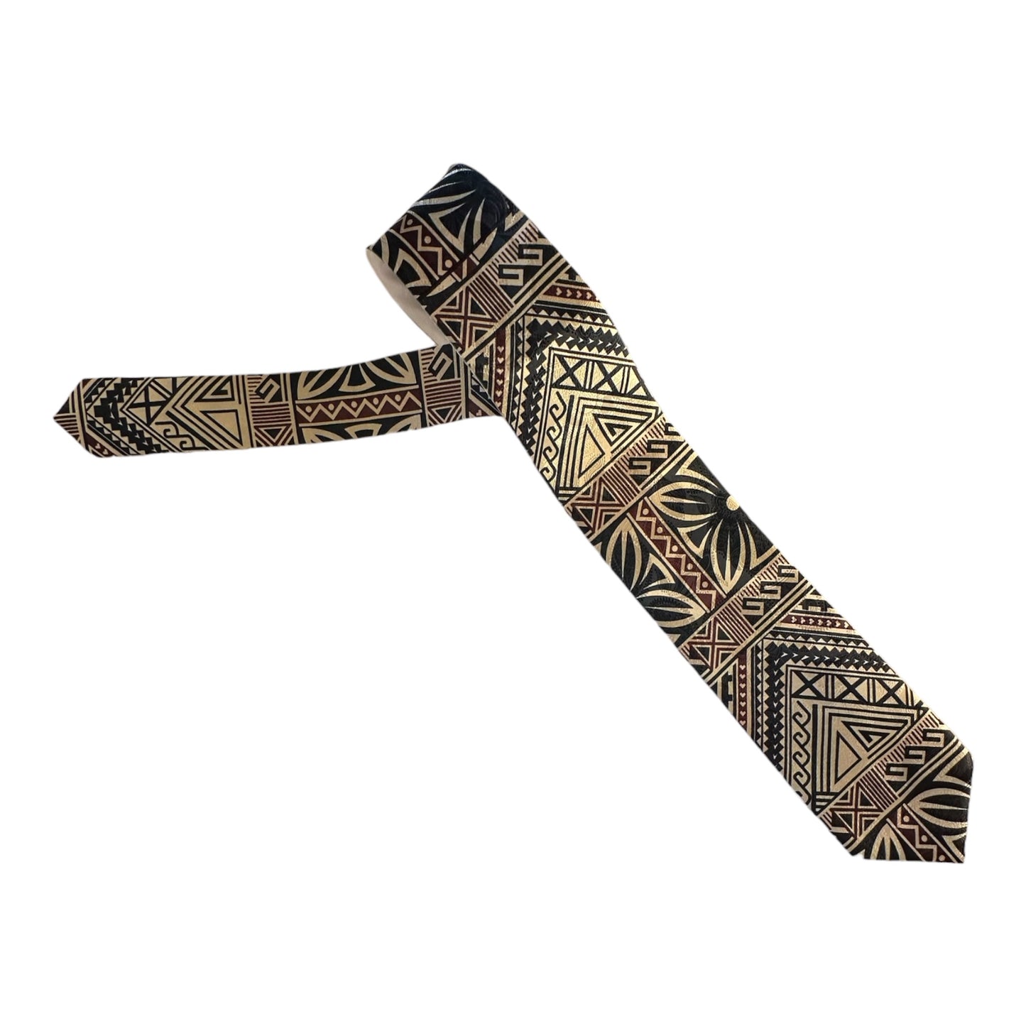 SZN3: BROWN & BLACK 2 TRIBAL NECKTIE