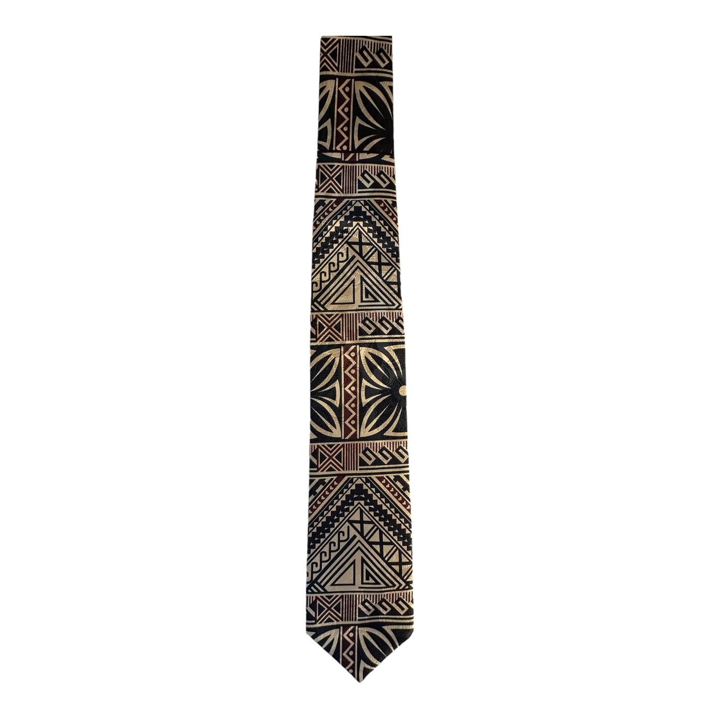 SZN3: BROWN & BLACK 2 TRIBAL NECKTIE