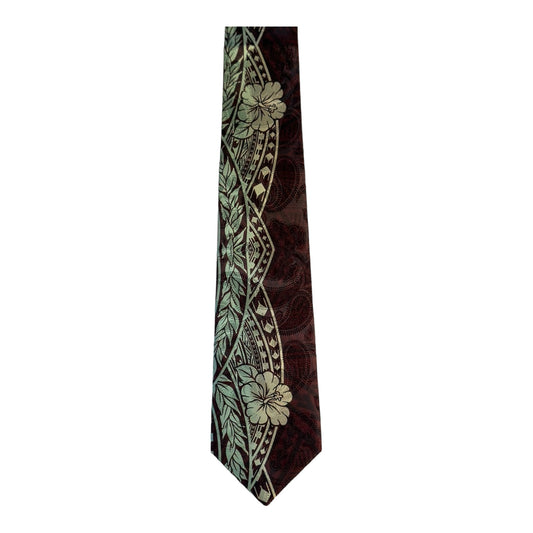 SZN3: BROWN & WHITE 2 TRIBAL NECKTIE