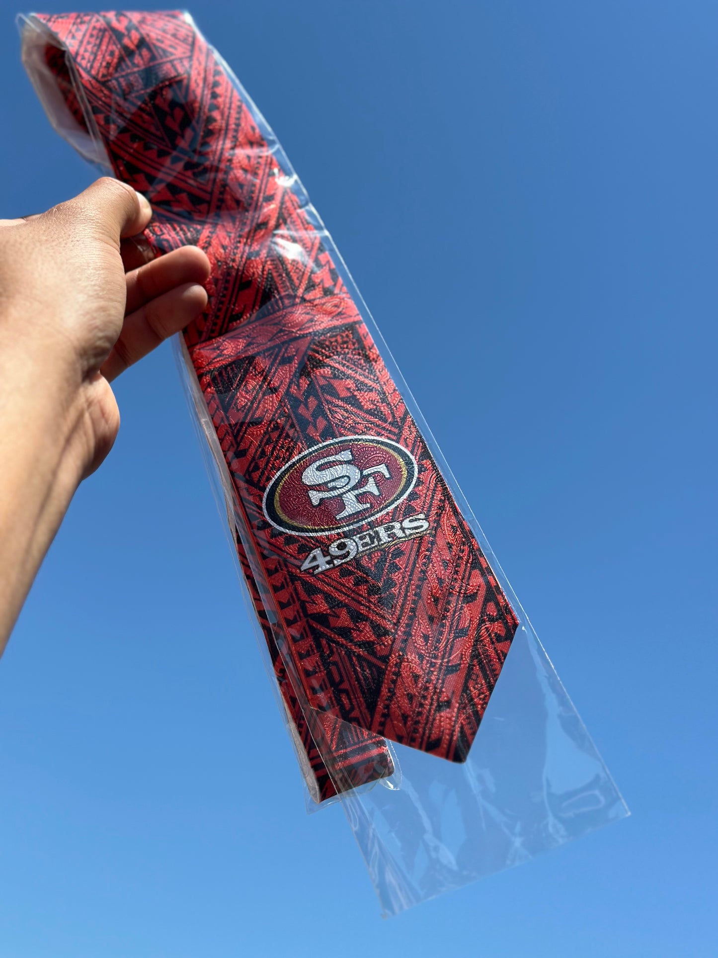 SZN3: CUSTOM 49ERS TRIBAL NECKTIE