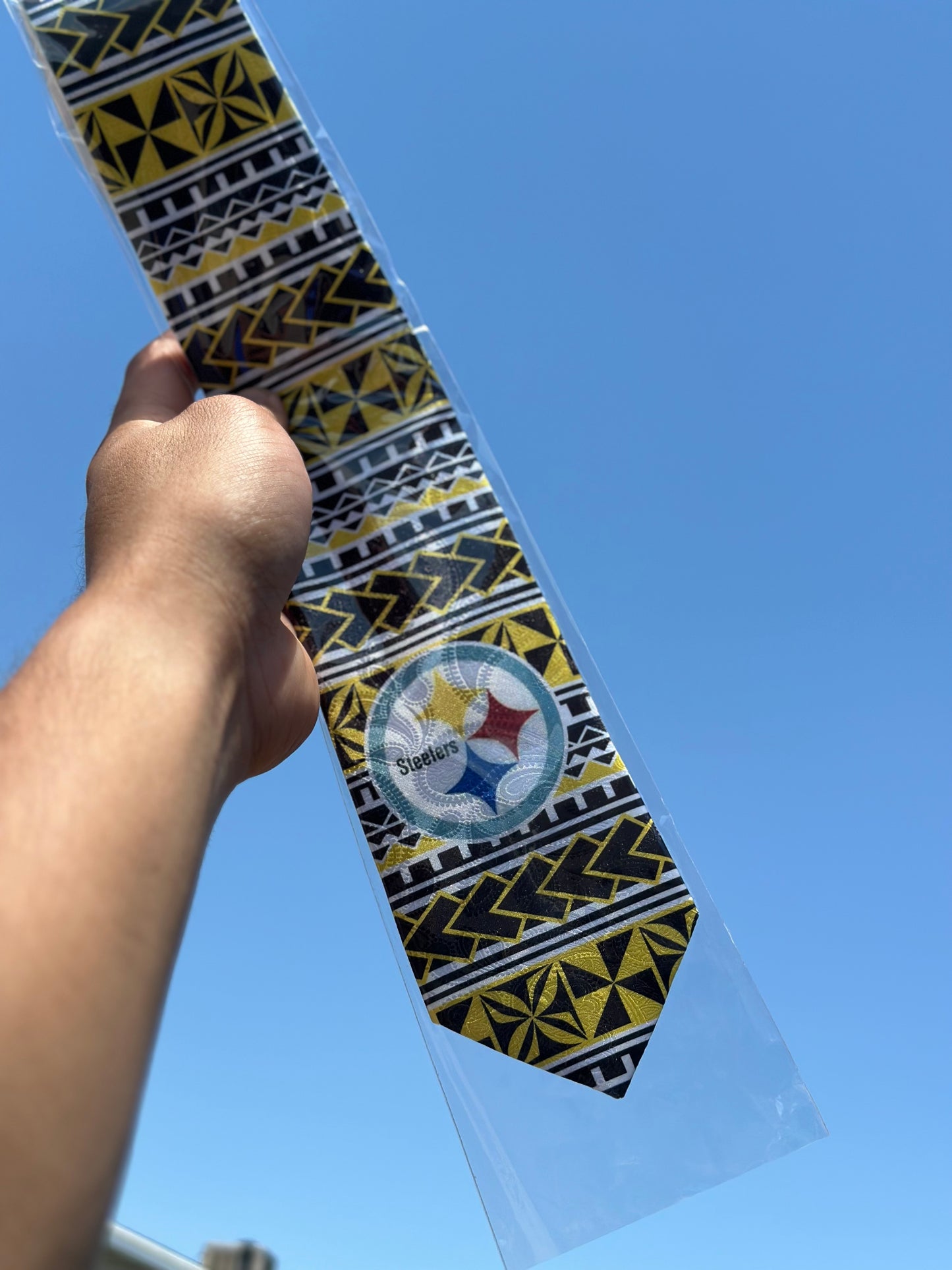 SZN3: CUSTOM STEELERS TRIBAL NECKTIE