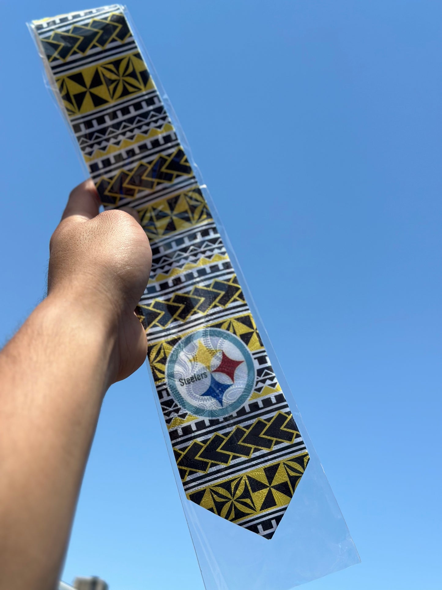 SZN3: CUSTOM STEELERS TRIBAL NECKTIE