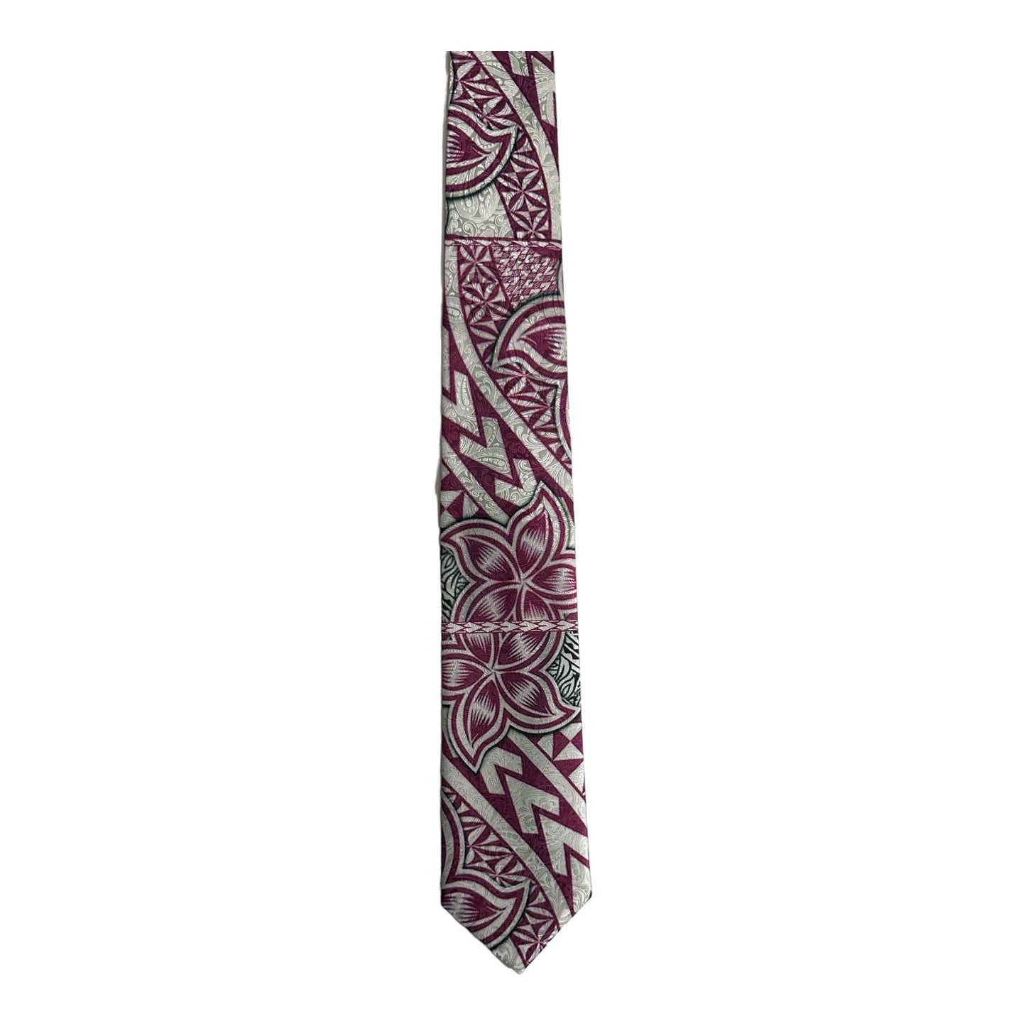 SZN3: WHITE & PINK 1 TRIBAL NECKTIE