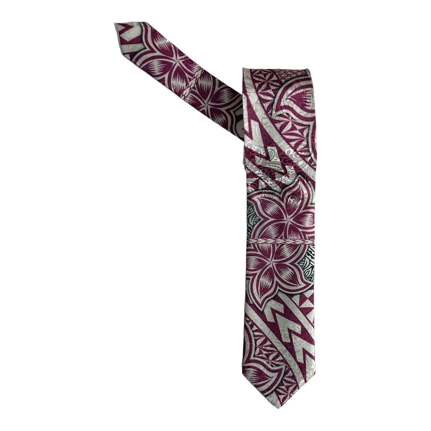 SZN3: WHITE & PINK 1 TRIBAL NECKTIE