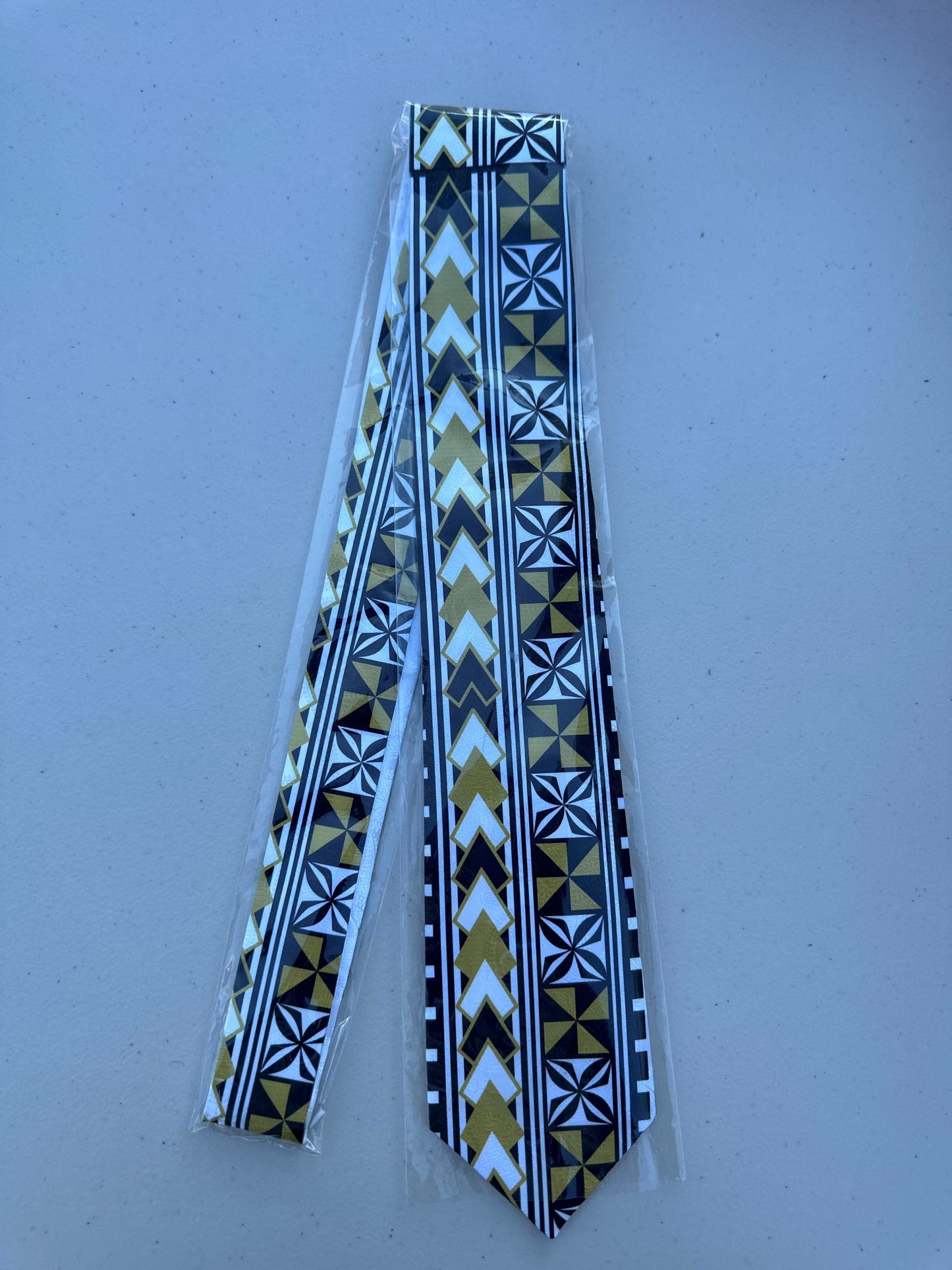 SZN3: BLACK & GOLD 1 TRIBAL NECKTIE