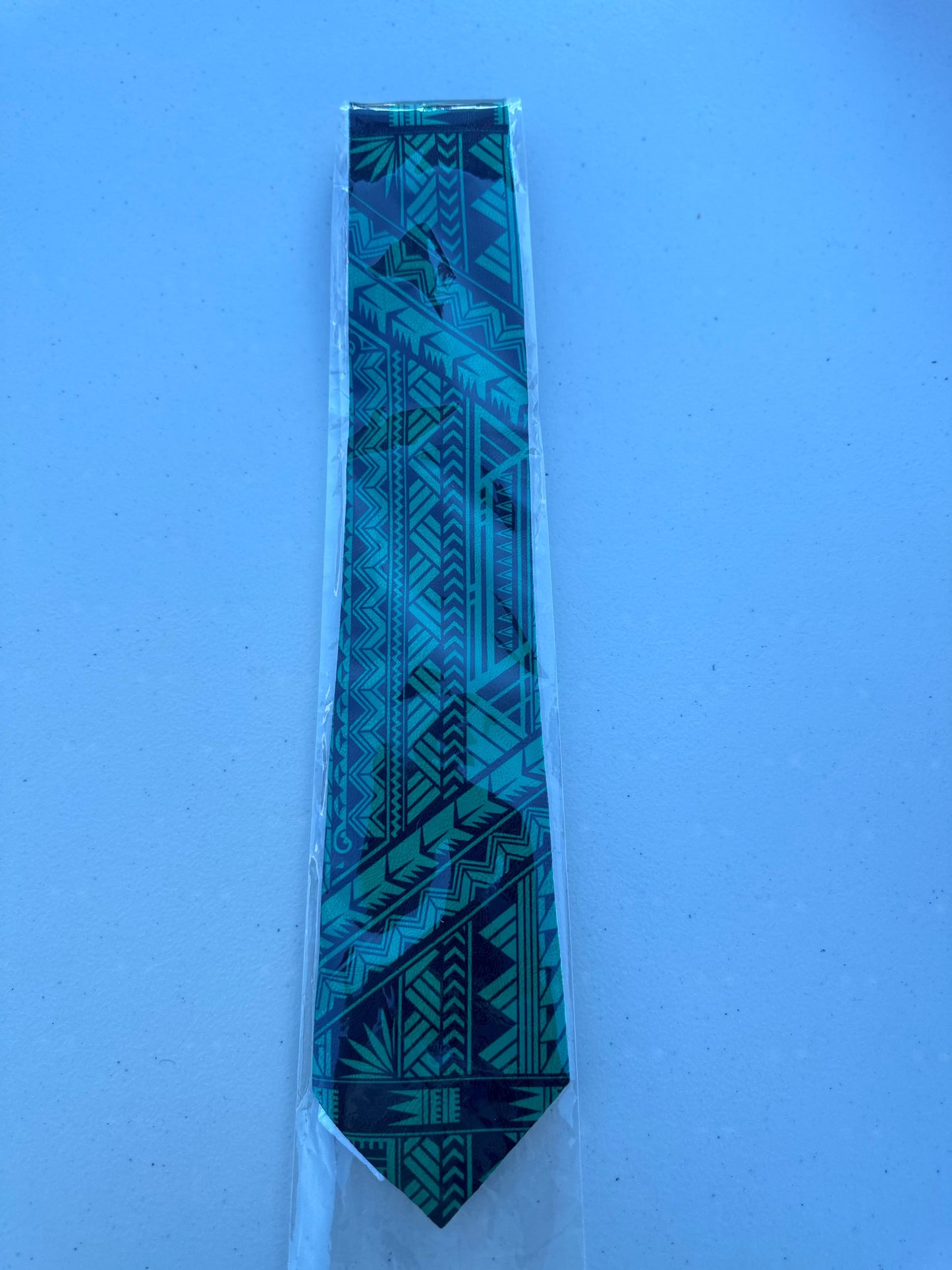 SZN3: GREEN & BLACK 1 TRIBAL NECKTIE