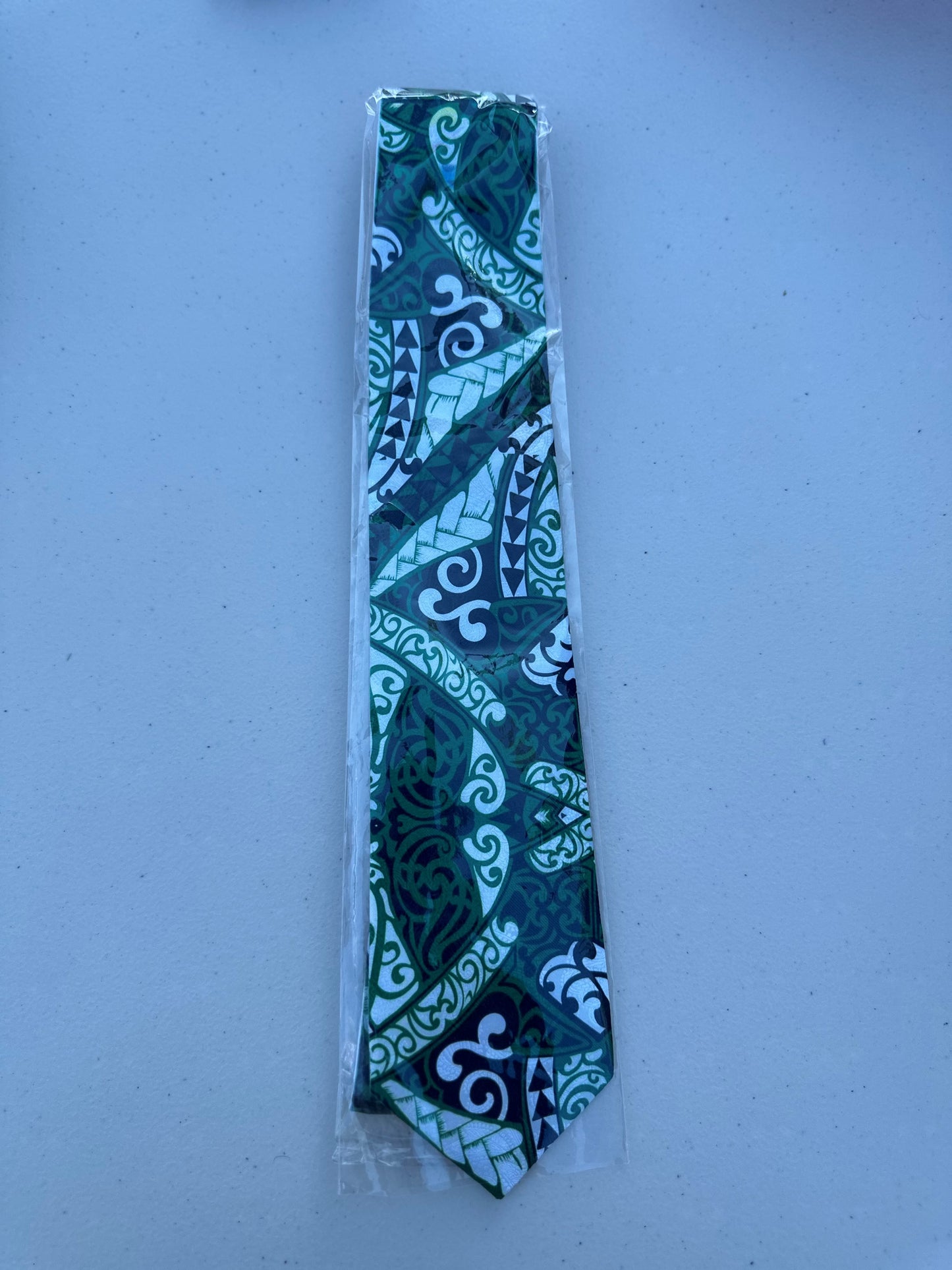 SZN3: GREEN & BLACK 3 TRIBAL NECKTIE