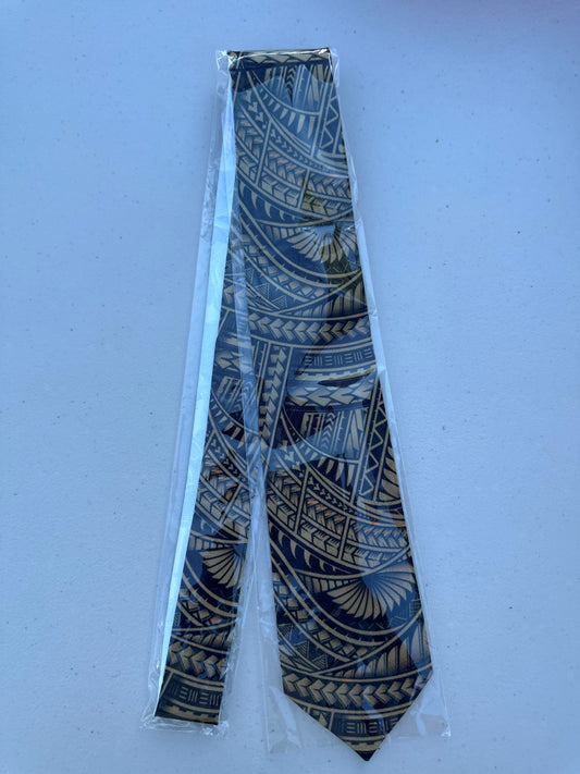 SZN3: BROWN & BLACK 1 TRIBAL NECKTIE