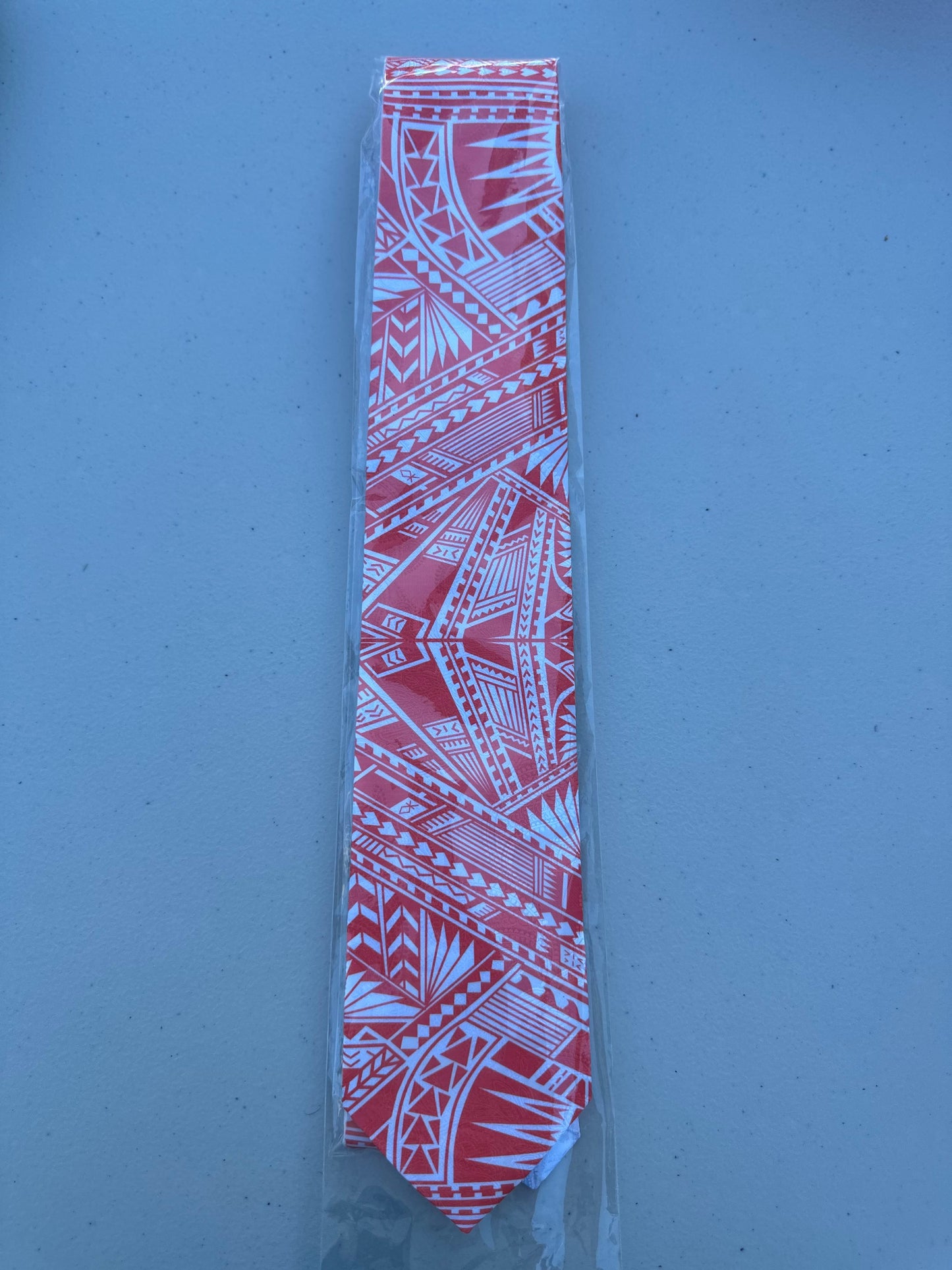 SZN3: ORANGE & WHITE 1 TRIBAL NECKTIE