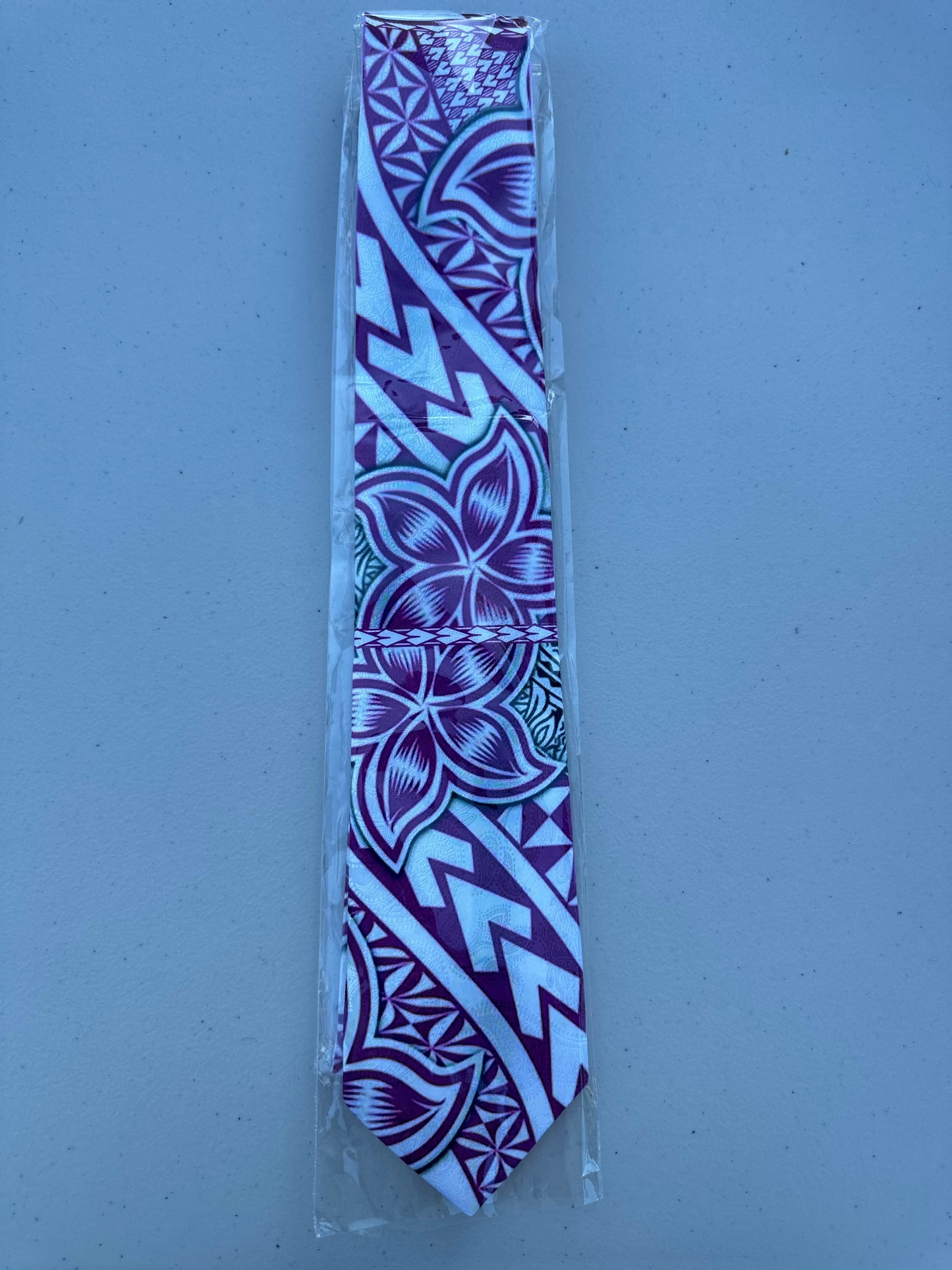 SZN3: WHITE & PINK 1 TRIBAL NECKTIE