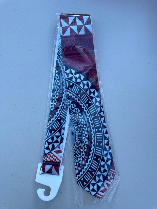 SZN3: RED & BLACK 1 TRIBAL NECKTIE